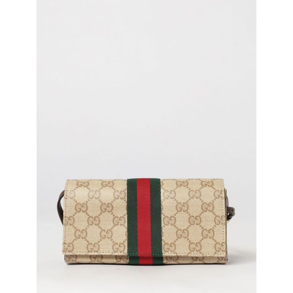 Gucci Gg Canvas Mini Top Handle Bag With Web Stripe